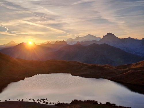 Lever de soleil au sommet